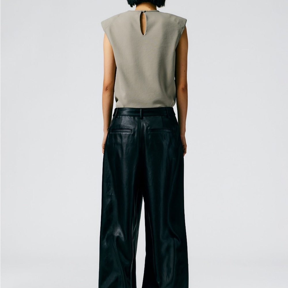 Tibi Celia Drape Stella Pant black